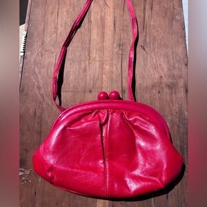 Vintage Mod Style Red Purse